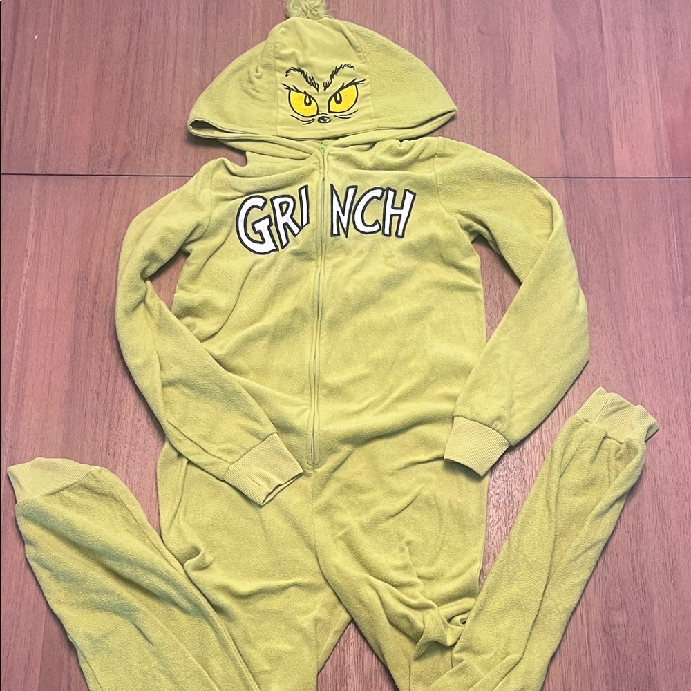Grinch Kids Pajamas - Green